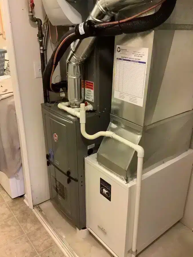 HVAC system in residential home in Ann Arbor, MI.