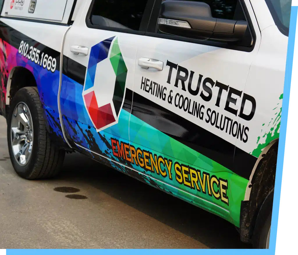 Trusted HVAC Solutions service truck